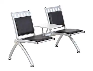 Park Sehpalı Metal Bekleme Koltuğu